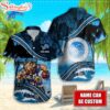 Custom Name Detroit Lions NFL Football Team Mascot Hawaiian Shirt 1