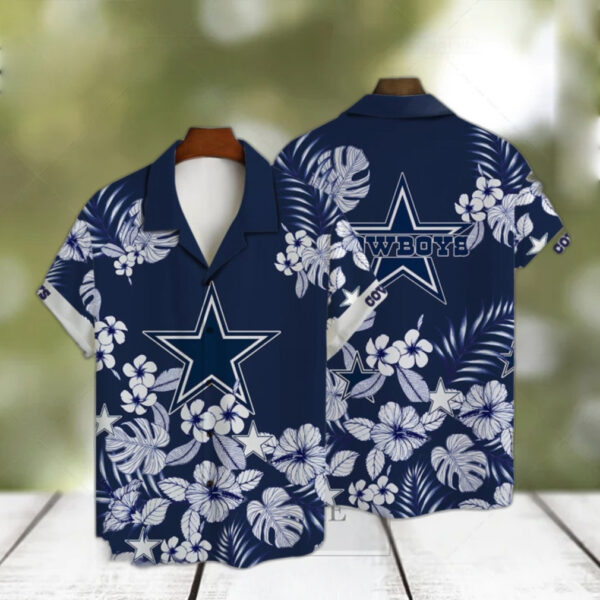 Dallas Cowboys Button Up Mens Dallas Cowboys Hawaiian 1