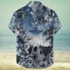 Dallas Cowboys Hawaiian Skull Tropical Flower Pattern