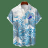 Detroit Lions Great Wave Hawaiian Shirts NFL 1