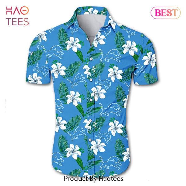 Detroit Lions Hawaiian Tropical Flower summer 1