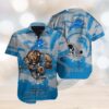 Detroit Lions Mascot Custom Name Hawaiian 1