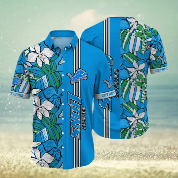 Detroit Lions NFL Hawaiian Hiking Aloha 1