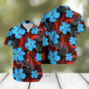 Detroit Lions New Design 3D Flower Hawaiian 1