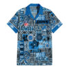 Detroit Lions Tapa Patterns Hawaiian Shirt 1