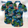 Detroit Lions Tropical Flower Short Sleeve Hawaiian 1