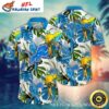 Exotic Parrot And Palm Detroit Lions Hawaiian 1