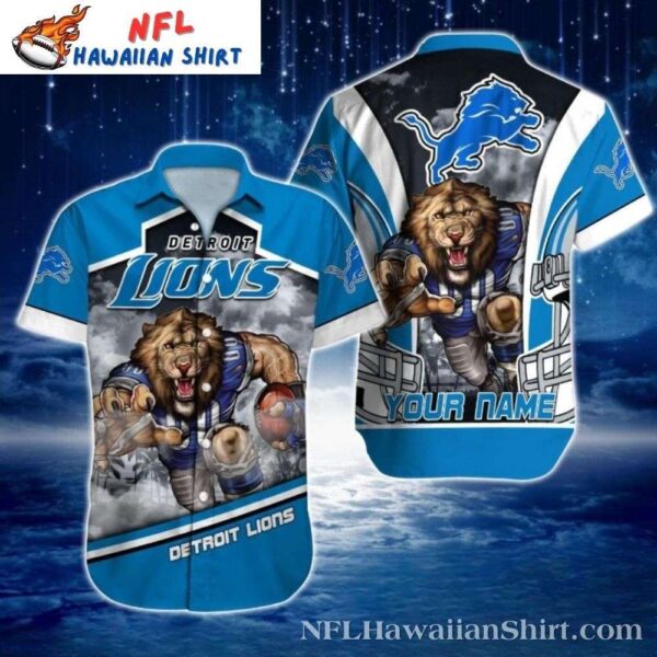 Galactic Lion Customizable Detroit Lions Aloha 1