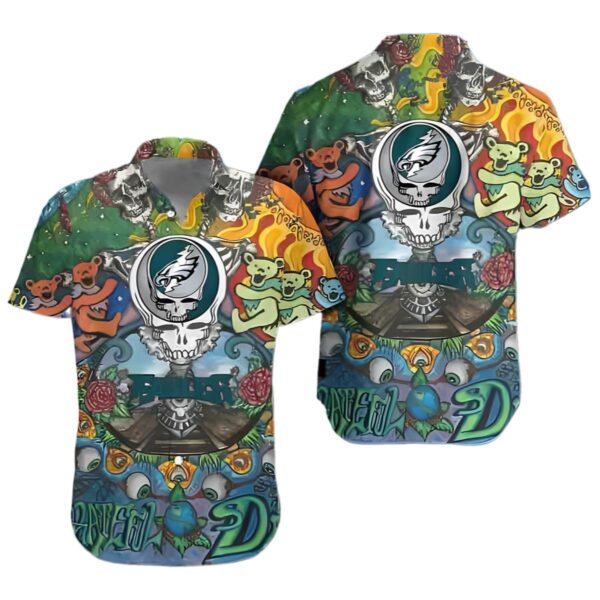 Grateful Dead NFL Philadelphia Eagles Hawaiian 1