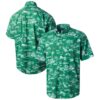 Green Philadelphia Eagles Super Slack Tide Omni Wick Button Up 1