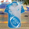 Gridiron Glory Blue Detroit Lions Tropical Hawaiian 1