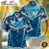 Gridiron Tropics Detroit Lions Customizable Hawaiian 1