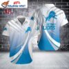 Icy Cool Detroit Lions Swirl Pattern Hawaiian 1