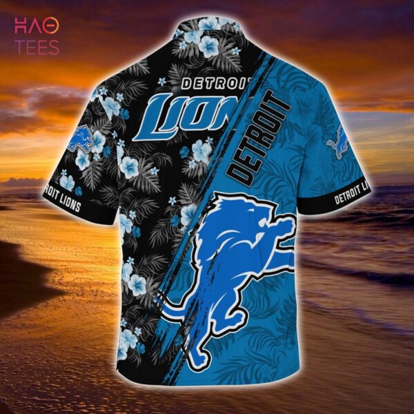 Mickey And Floral Detroit Lions NFL Summer Hawaiian 1