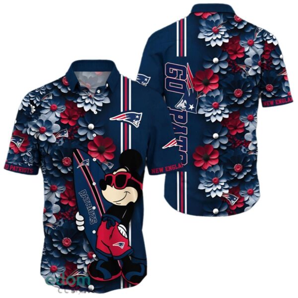 Mickey Mouse New England Patriots Hawaiian NFL 1