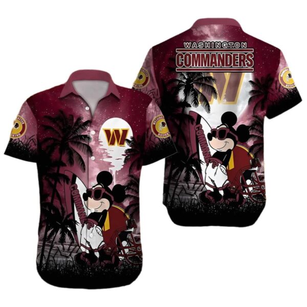 Mickey Washington Commanders Hawaiian 1