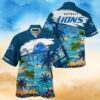 NFL Detroit Lions Palm Tree Hot Summer Hawaiian Gifts Sport Fans 1