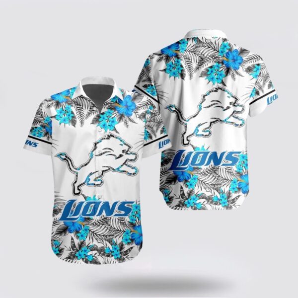 NFL Detroit Lions Special Floral Tropical Hawaiian Shirt 1