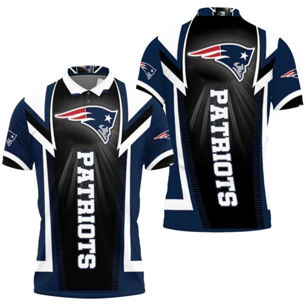 NFL New England Patriots Black Polo 1