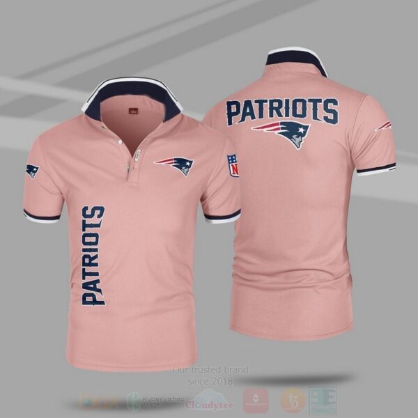 NFL New England Patriots Pink Polo 1