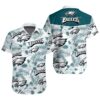 NFL Philadelphia Eagles Mens Hibiscus Flower Pattern 1