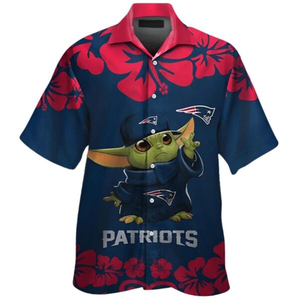 New England Patriots Baby Yoda Hawaiian 1