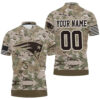 New England Patriots Camouflage Veteran 3D Polo 1