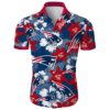 New England Patriots Hawaiian Tropical Flower 1