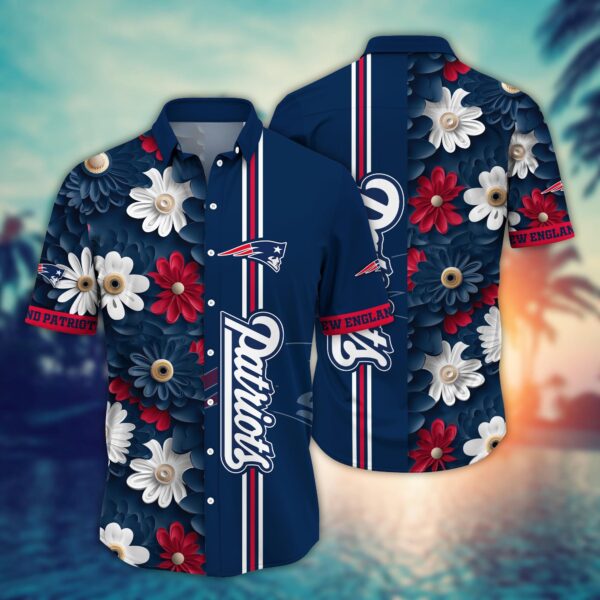 New England Patriots Island Style Hawaiian 1