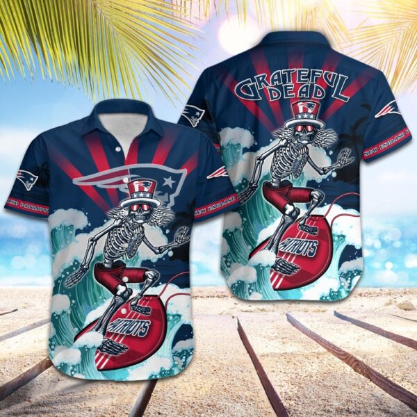 New England Patriots NFL Team Hawaiian 1