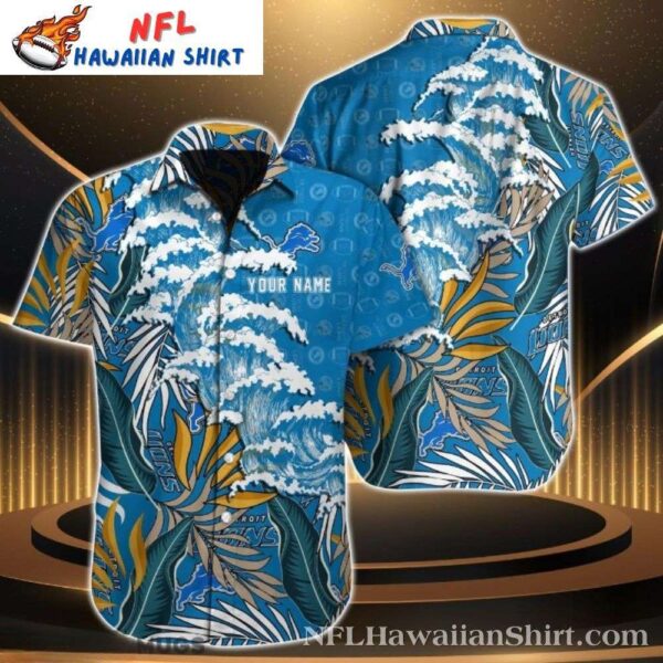 Oceanic Prowess Detroit Lions Hawaiian Custom Name Edition 1