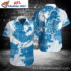 Royal Blue Detroit Lions Paisley Pride Aloha 1