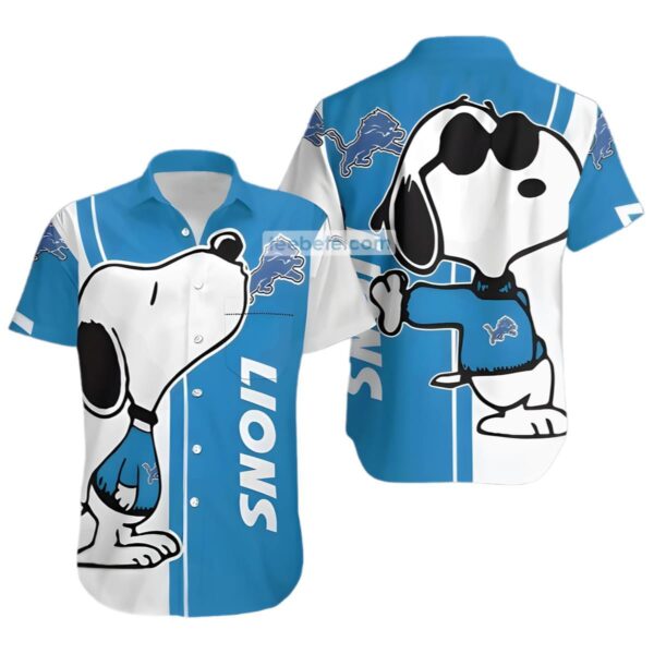 Snoopy Detroit Lions Hawaiian 1