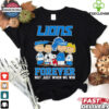 Snoopy and Friends Detroit Lions forever not just when we win football cartoon Shirt