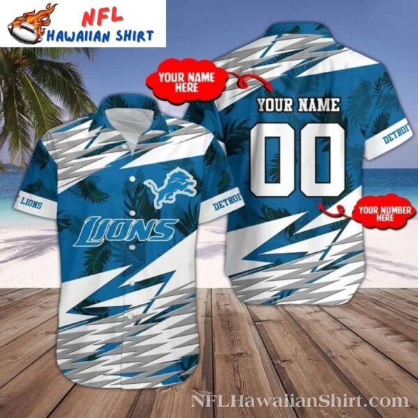 Tailored Detroit Lions Beachfront Blitz Hawaiian Shirt 1