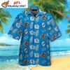 Vintage Detroit Lions Mascot Tropical Hawaiian Shirt 1