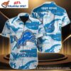 Whale Themed Detroit Lions Hawaiian Shirt 1