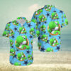 Yoshi Mario Dallas Cowboys Blue Space Hawaiian 1