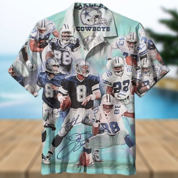 Dallas Cowboys 3D Funny Hawaiian