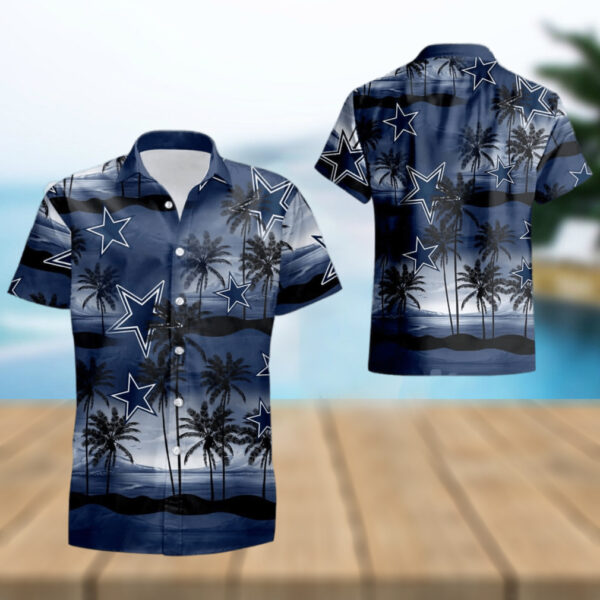 Dallas Cowboys Coconut Island Navy Ocean Summer Gift Hawaiian 1