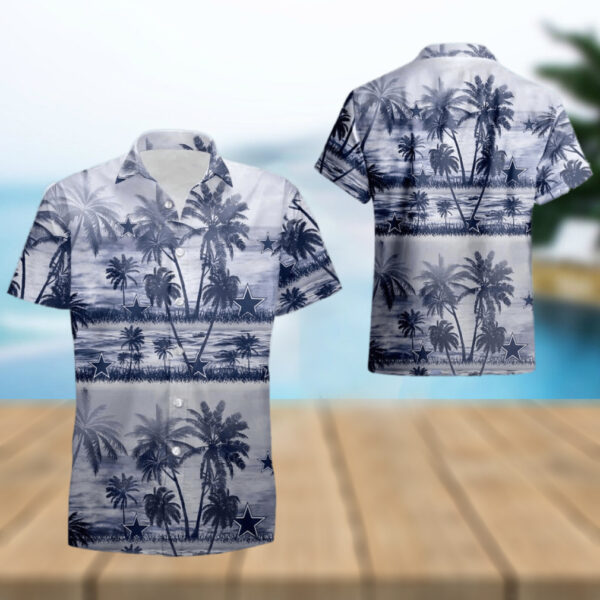 Dallas Cowboys Coconut Island White Summer Gift Hawaiian 1