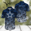 Dallas Cowboys Halloween Aloha Skull 3D Hawaiian For Fans 1