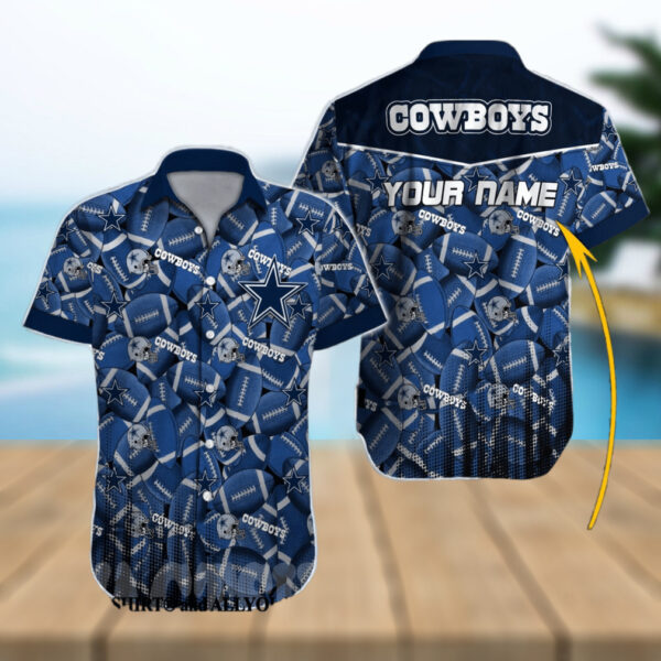 Dallas Cowboys NFL All Over Print Classic Hawaiian Aloha 1