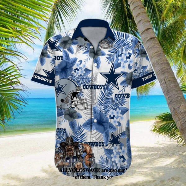 Dallas Cowboys NFL All Over Print Unisex Hawaiian Beach 1