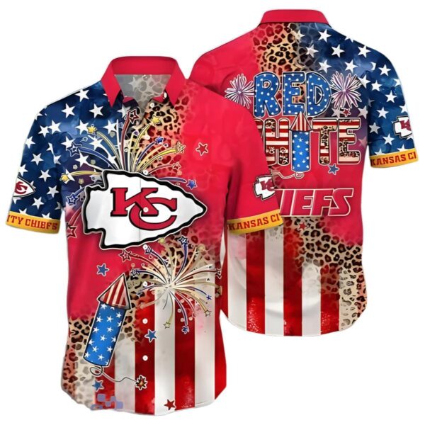 Kansas City Chiefs NFL Independence Day Hawaii Shirt 1