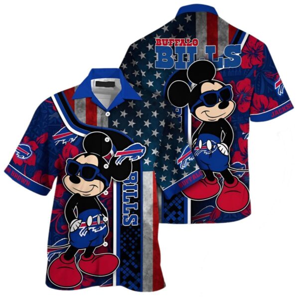 Mickey Mouse Buffalo Bills Hawaiian Shirt Custom 1