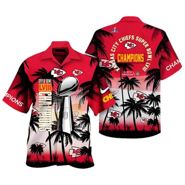 Super Bowl Champions Kansas City Chiefs Hawaiian Shirt 1