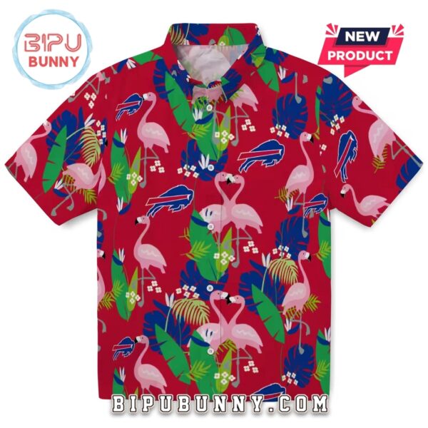 Buffalo Bills Flamingo Foliage Hawaiian Shirt 1