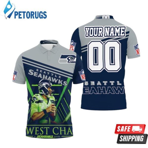 Seattle Seahawks Nfl Season Nfc West Champs Personalized Polo 1