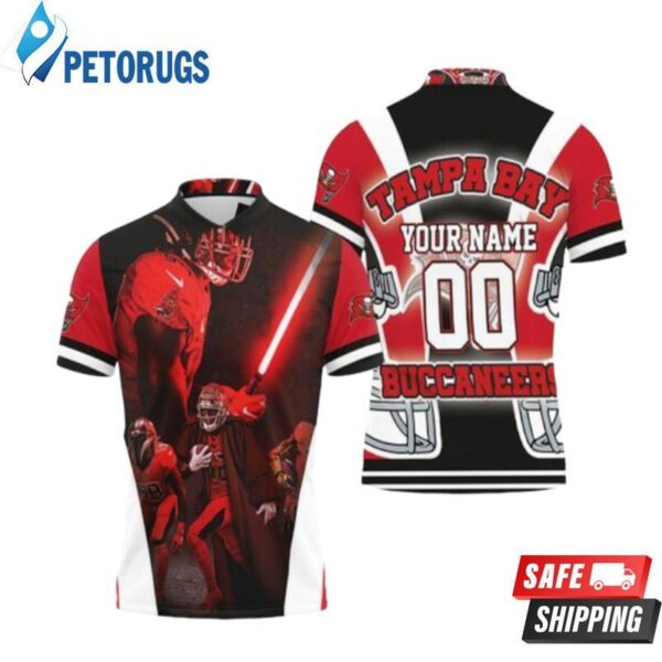 Tampa Bay Buccaneers Nfl Champions Jedi Lightsaber Personalized Polo 1